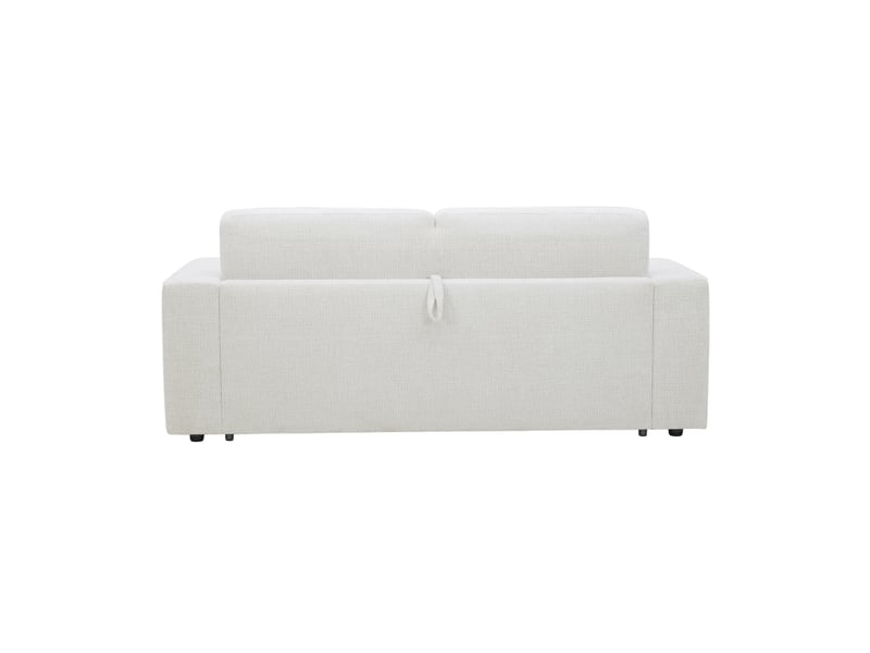 Canape droit convertible beige 3 places  - Conforama D