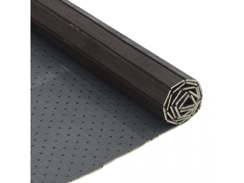  Tapis rectangulaire en bambou marron foncé 70x300 cm - comfortxl 376755 - Conforama E