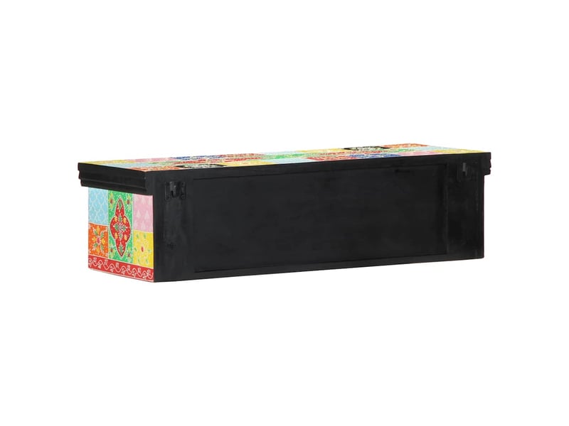  Meuble tv - banc tv - meuble de rangement multicolore 80 x 30 x 22 cm bois d'ingénierie  - Conforama C