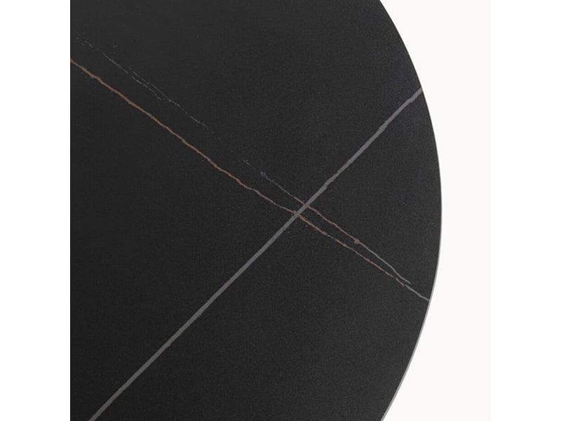 table d'appoint wish noire 50cm kare design  - Conforama C