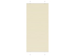 Store plissé, store de fenêtre crème 95x200 cm largeur du tissu 94,4 cm polyester cf46867