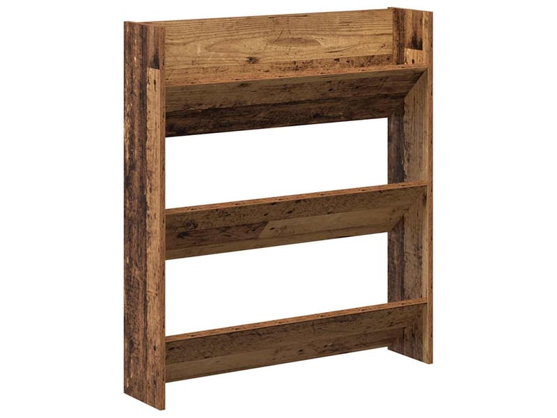  Meuble à chaussure, armoire à chaussures murale vieux bois 80x18x90 cm  - Conforama A
