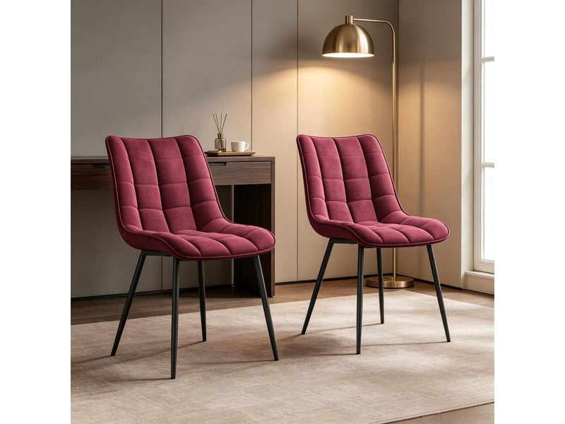  Chaise de salle à manger style élégant chaise repas qualité supérieure garnissage confortable confort d'assise et design soigné  - Conforama B