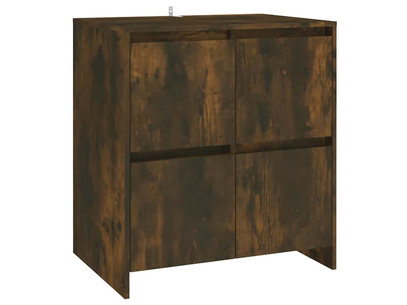  Buffets 2 pcs - bahut - meuble de rangement chêne fumé bois d'ingénierie  - Conforama C