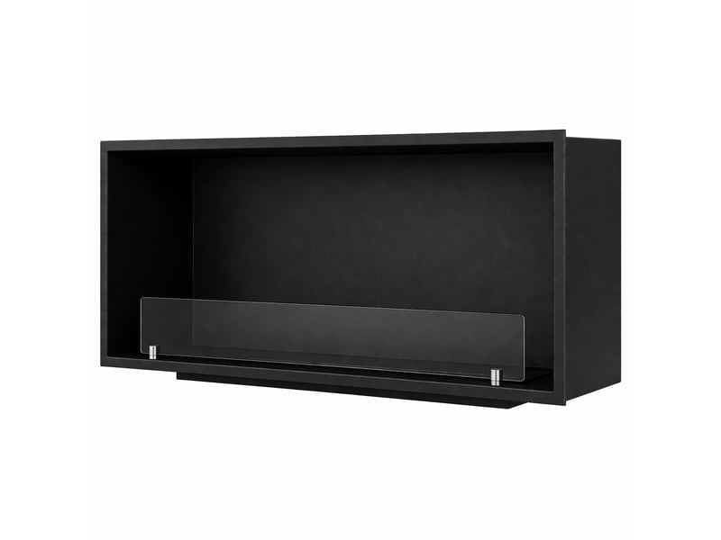  Saturno 120 - cheminée bioéthanol frontale 120x50x30 cm avec brûleur en acier de 3 litres  - Conforama E