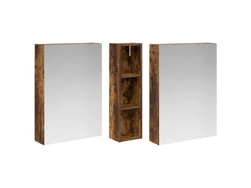 Ensemble de meubles de salle de bain 3 pcs 120x14.5x70 cm shl7231 - Conforama E