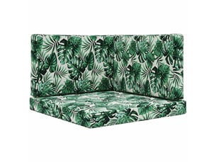 Coussin de canapé d'extérieur, coussin de chaise polyester motif feuilles cf54112