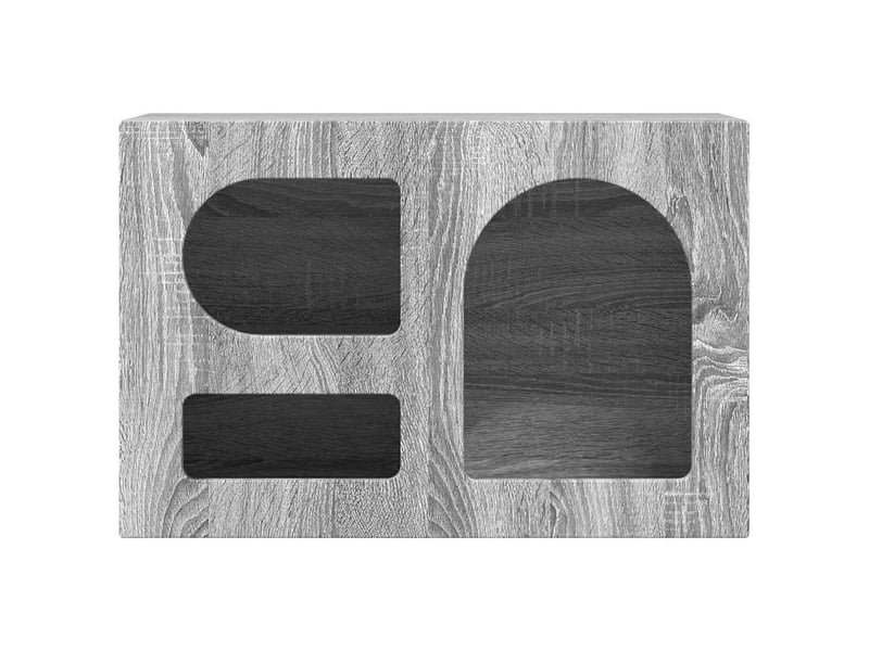  Meuble tv - banc tv - meuble de rangement elst 60 x 35 x 40 cm gris sonoma bois d'ingénierie  - Conforama E
