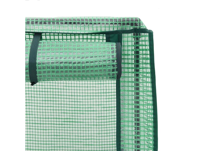  Jardinière - bac à fleurs de jardin avec couverture de serre et roues 3 pcs pp  - Conforama E