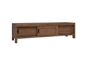 Meuble tv coloris marron 110 cm <strong></strong>  <strong></strong>