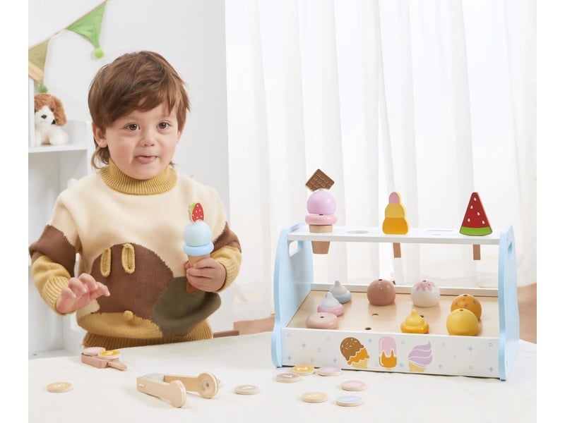  Marchande en bois viga 44842 polarb - mini glacier pâtisserie 6971608448423 - Conforama B