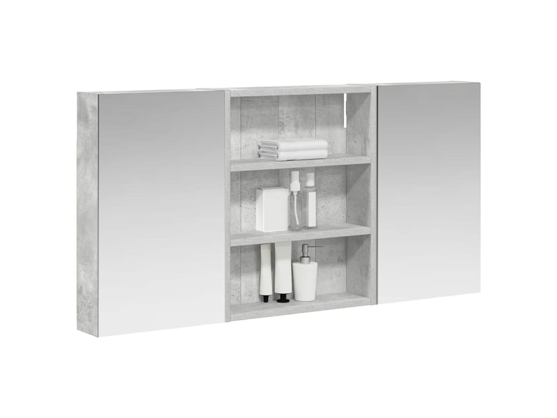  Ensemble de meubles de salle de bain 3 pcs 100x10.5x50 cm shl2746  - Conforama C