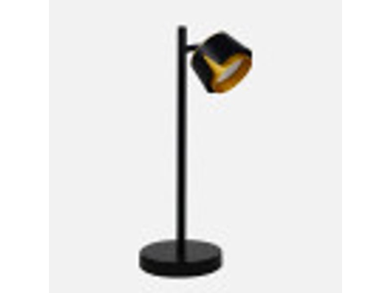  Fabrilamp domenica lampe à poser gx53 noir doré, 9 w, 800 lm, 4000 k, h 43 cm 253771016 - Conforama B