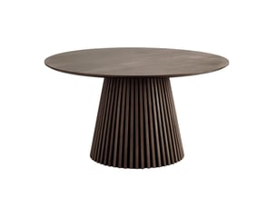Kairn- table à manger ronde 46 personnes ø140 cm chêne fumé