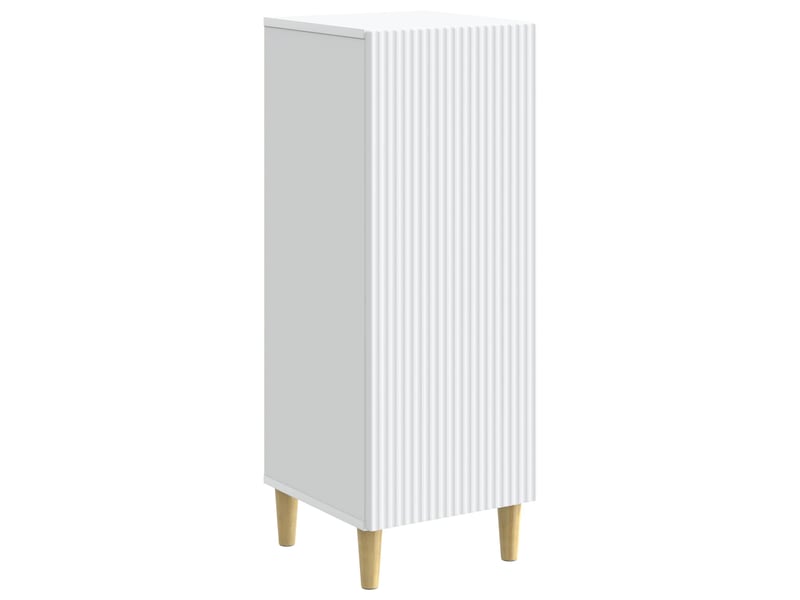  Buffet - bahut - meuble de rangement blanc 33 x 34,5 x 90 cm bois d'ingénierie  - Conforama A