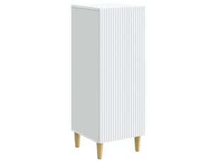 Buffet - bahut - meuble de rangement blanc 33 x 34,5 x 90 cm bois d'ingénierie