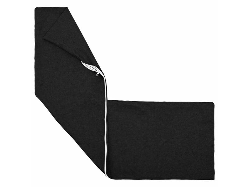  Lot de 2 coussins avec oreiller, coussins décoratifs heerlen noir tissu cf50287  - Conforama C
