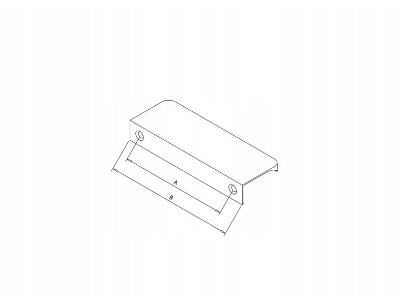  Tirador de meuble en aluminium de 128148 mm, argenté, arrondi ua06r  - Conforama D