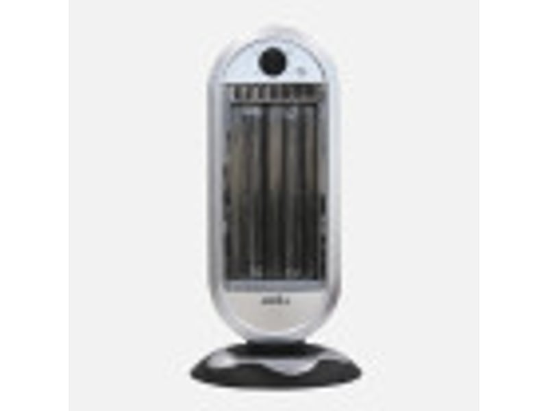  Fabrilamp fulgor chauffage radiant au carbone 900 w, 2 puissances, oscillant, noir et argenté, 60 × 30 × 30 cm 202610978 - Conforama B