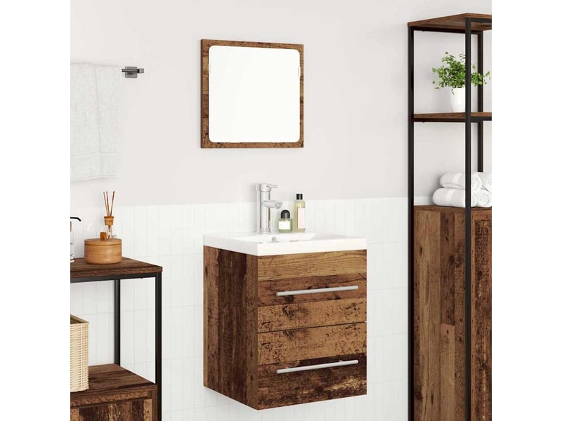  Meuble de lavabo de salle de bain, armoire de bain marron 42 x 39 x 52 cm cf65552  - Conforama D