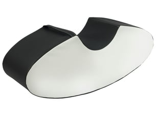 Un coussin rocker enfant noir - blanc