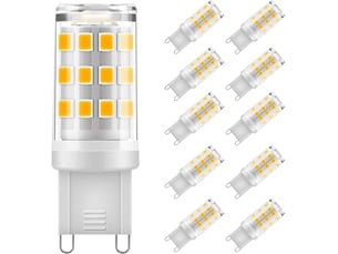 10 ampoules g9 3w 3000k 300lm non dimmable