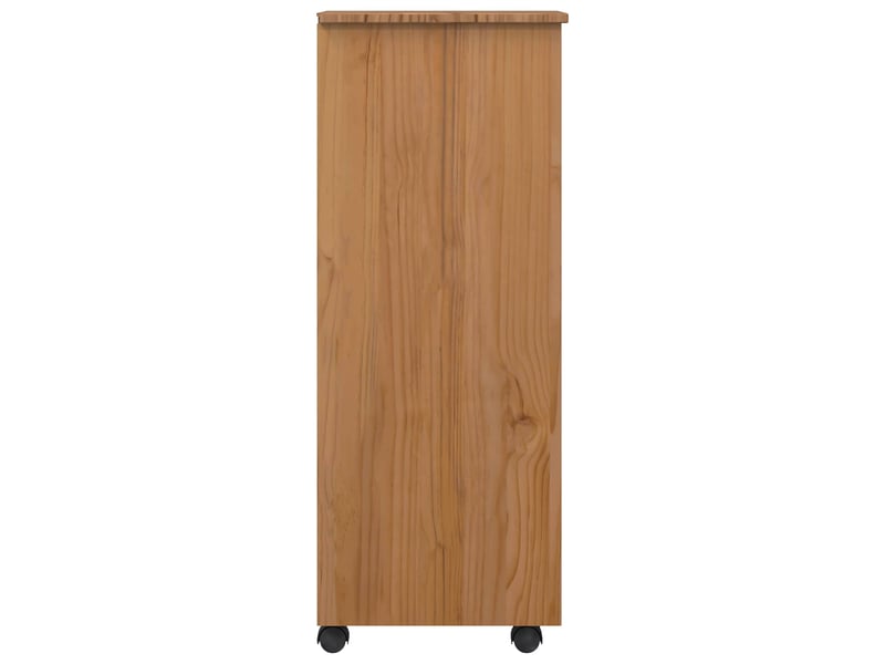  Caisson roulant de bureau avec tiroirs corona brun miel shl8198  - Conforama E