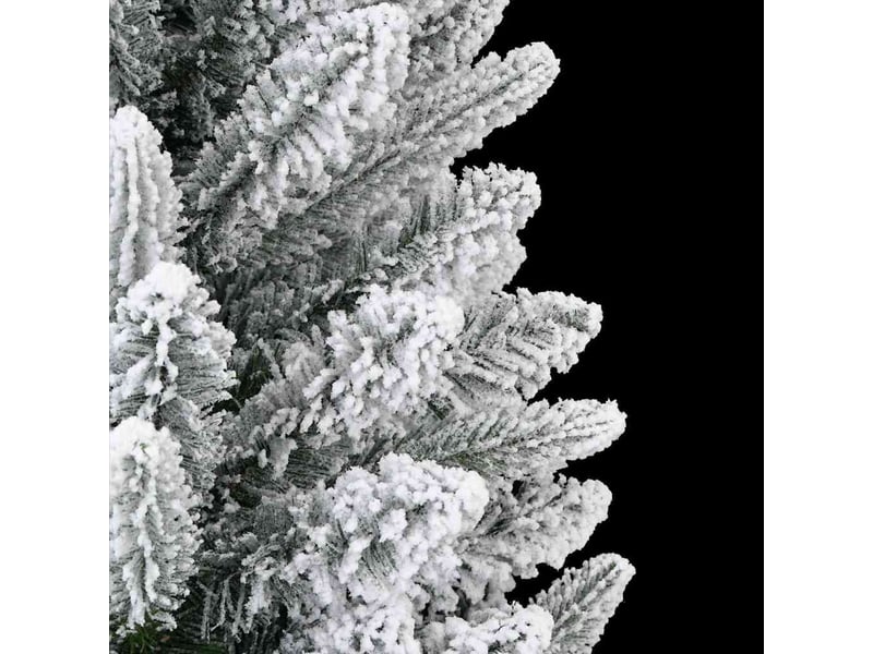  Sapins de noël blanc chaud pvc, plastique, acier et pe shl7455  - Conforama D