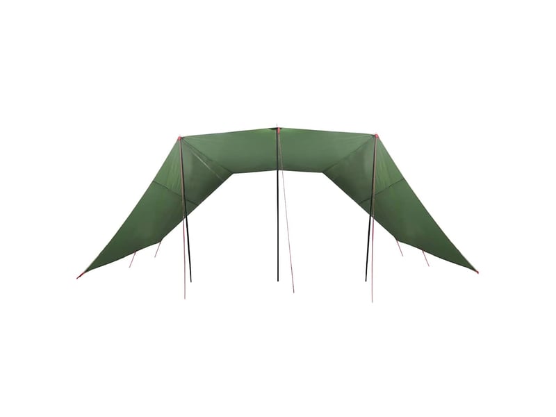 Bâche de camping, tarp de camping résistant à l'eau vert 402x240x240 cm - Conforama E
