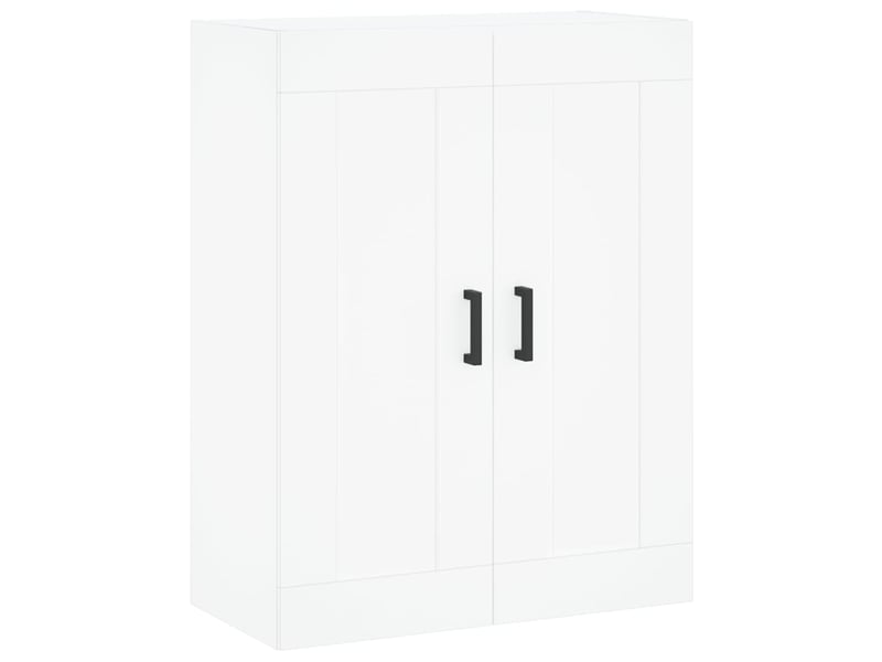 Lot de 2 armoires murales pratiques rangement 69,5 x 34 x 90 cm en bois d'ingénierie blanc 02_0055475  - Conforama C
