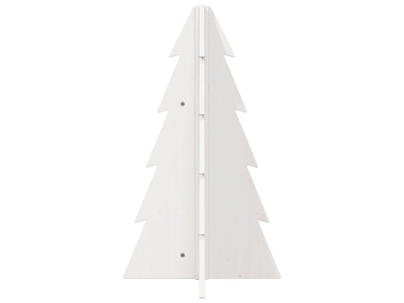  Sapin de noël - arbre de noël en bois pour décoration blanc 69,5 cm pin massif  - Conforama D