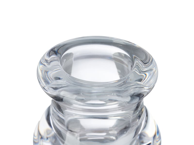  Lot de 6 porte-bougies ronds design cosy salle à manger 10 x 10 cm en verre transparent 13_0014657  - Conforama B