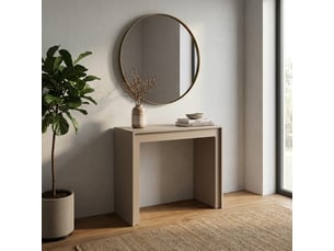 Console extensible 0 tiroir(s) coloris beige <strong>AHD AMAZING HOME DESIGN</strong> <strong></strong>