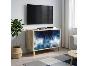 Meuble tv coloris marron 69 cm
