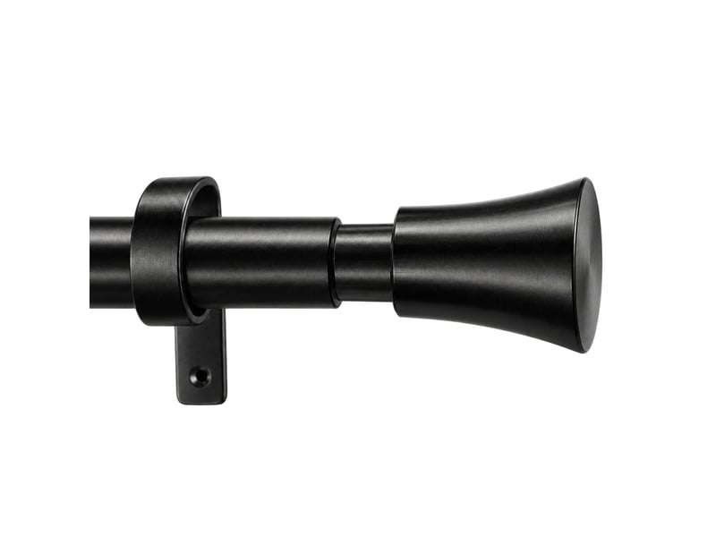  Kit tringle à rideaux extensible avec embouts pommeau d19mm 120-210 cm  - Conforama B