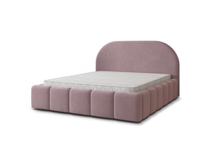 Lit coffre 160x200 cm MASSENO coloris rose