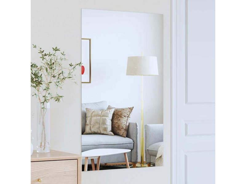 Miroir mural rectangulaire 100 x 60 cm verre trempé cf62859 - Conforama B