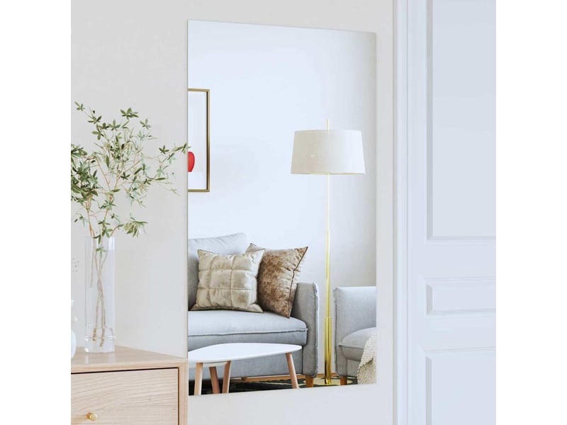  Miroir mural rectangulaire 100 x 60 cm verre trempé cf62859  - Conforama B