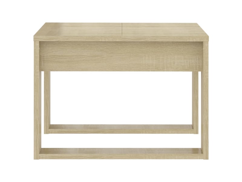  Table d'appoint | bout de canapé table basse chêne sonoma 50x50x35 cm bois d’ingénierie  - Conforama E