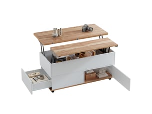 Table basse coloris blanc <strong></strong> <strong></strong>