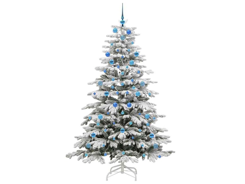  Sapin de noël, arbre de noël artificiel à branches articulées blanc 210 cm shl9310  - Conforama D