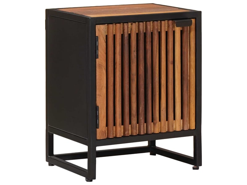  Table de chevet - cabinet de chevet - table de nuit faite main naturel 40 x 30 x 50 cm  - Conforama C