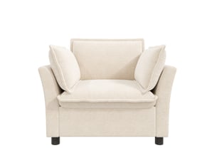 Pouf / repose pied WISHDOR  beige