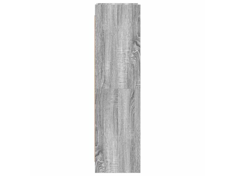 Bibliothèque, meuble de rangement salon sonoma gris 59 x 30 x 111 cm bois d'ingénierie - Conforama E