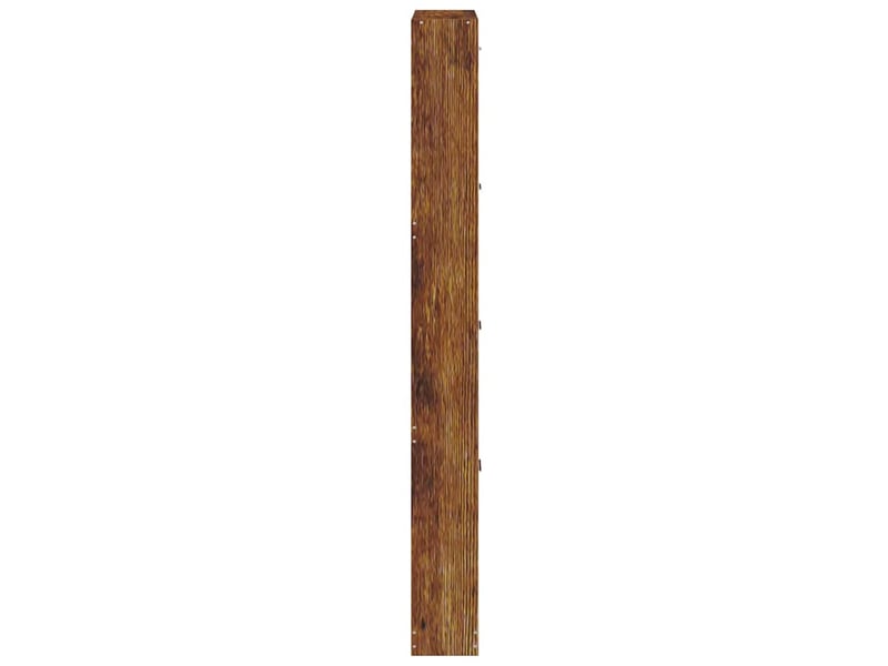  Meuble à chaussure | armoire à chaussures chêne fumé 59x17x150 cm bois d'ingénierie  - Conforama E
