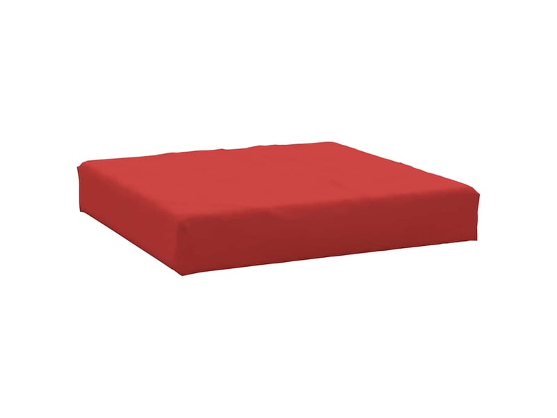  Lot de 3 coussins de palette, coussins de canapé rouge tissu oxford cf59710  - Conforama E