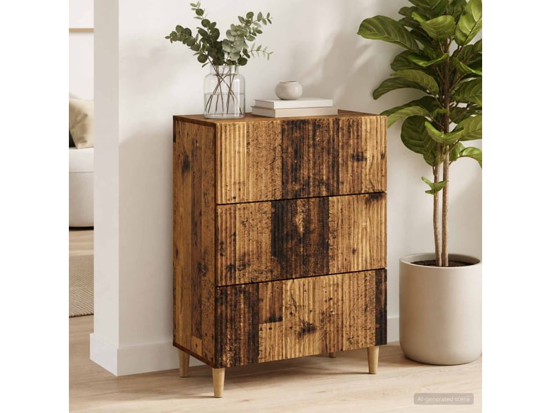 Armoire de rangement bureau, armoire à tiroirs 66 x 34,5 x 90 cm bois d'ingénierie shl5089 - Conforama D