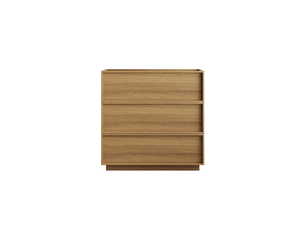Chiffonnier 3 tiroir(s)    <strong>PANGIVO</strong> <strong>W3180S00006</strong> coloris bois clair largeur 48 cm hauteur 78 cm