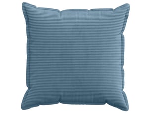 Lot de 2 housses de coussin houten bleu 80 x 80 cm velours côtelé cf49288