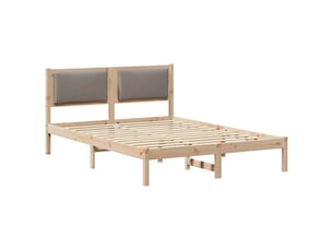 Lit 2 places 150x200 cm    coloris taupe